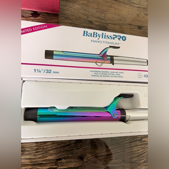 Nano Titanium Professional Curling Iron with Extended/Long Barrel - Picture 2 of 6